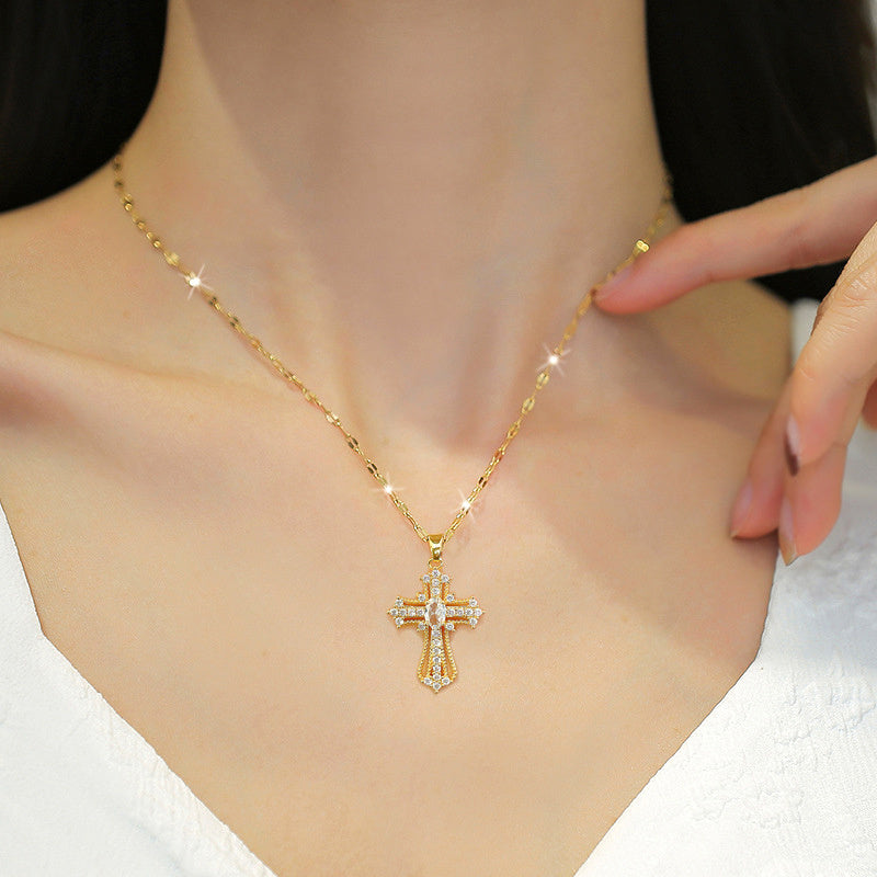 Women's Cross Pendant Necklace