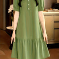 Women's Elegant A-Line Midi Dress