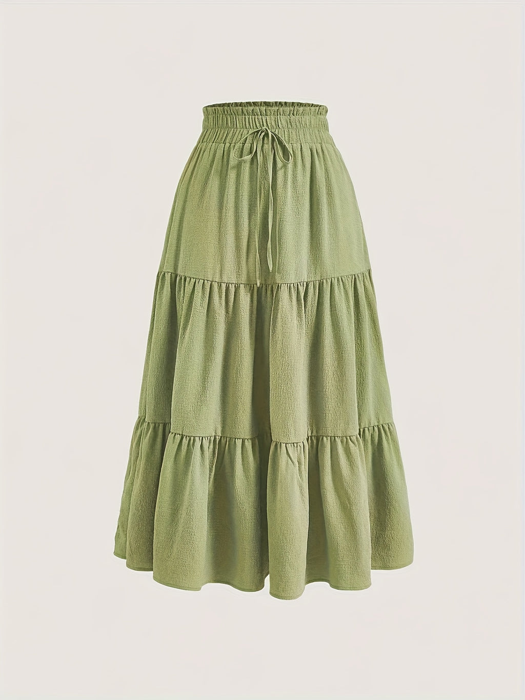 Women's Tiered Midi Skirt