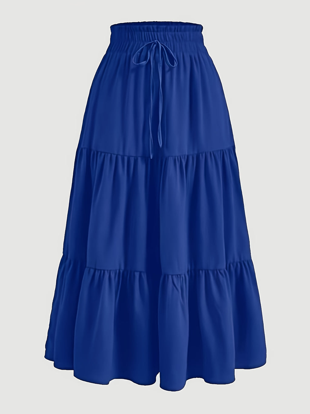 Women's Tiered Midi Skirt