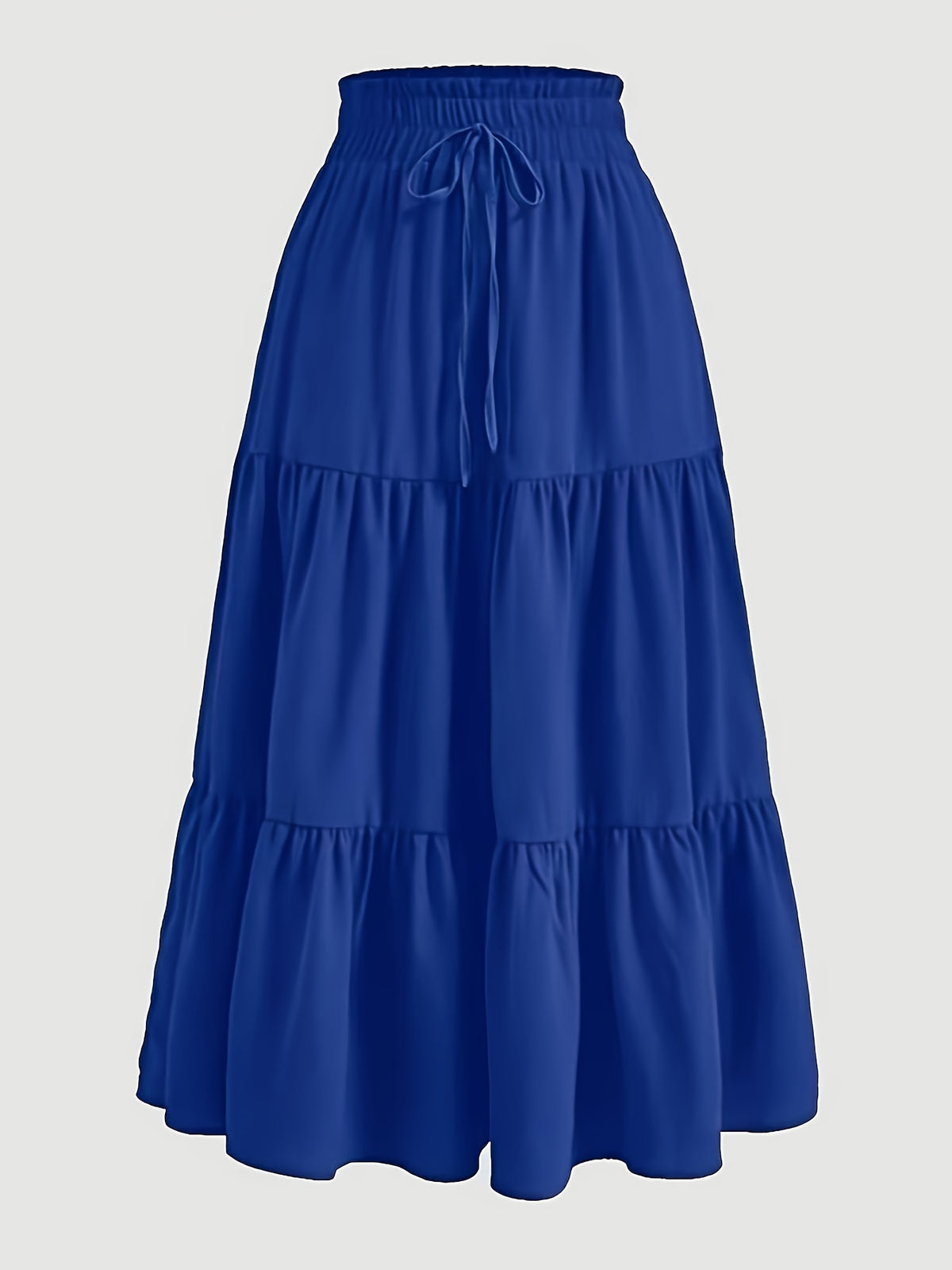 Women's Tiered Midi Skirt