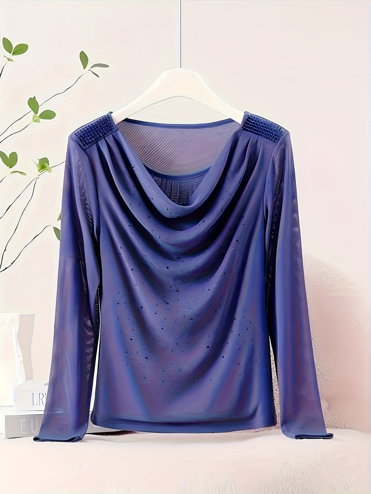 Women's Rhinestone Detail Blouse
