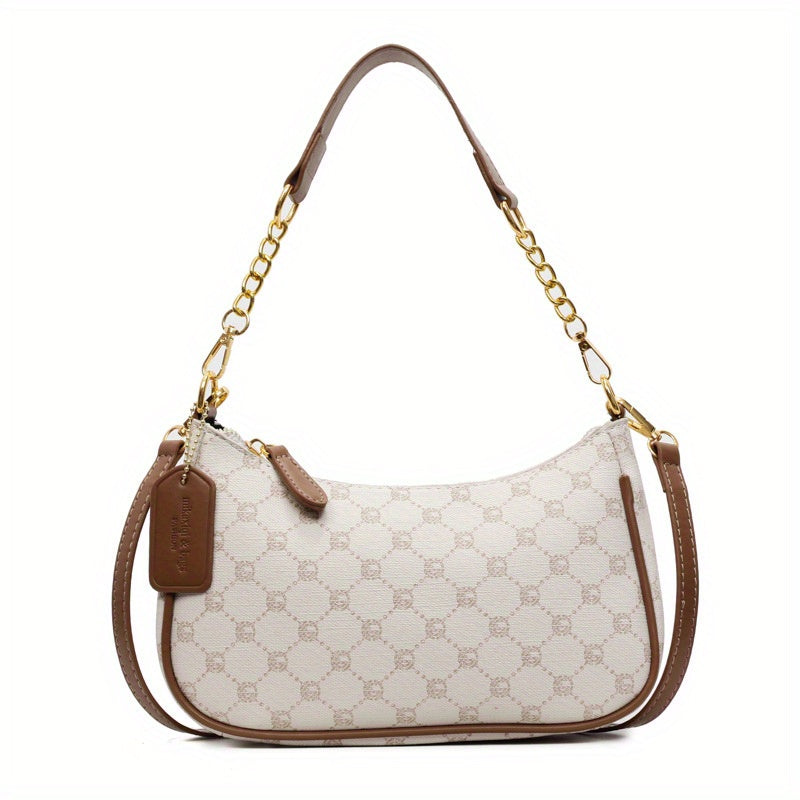Women's Plaid Chain Shoulder Bag