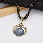 Women's Green Stone Pendant Necklace