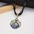 Women's Green Stone Pendant Necklace