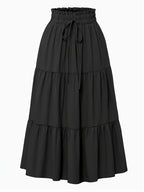 Women's Tiered Midi Skirt