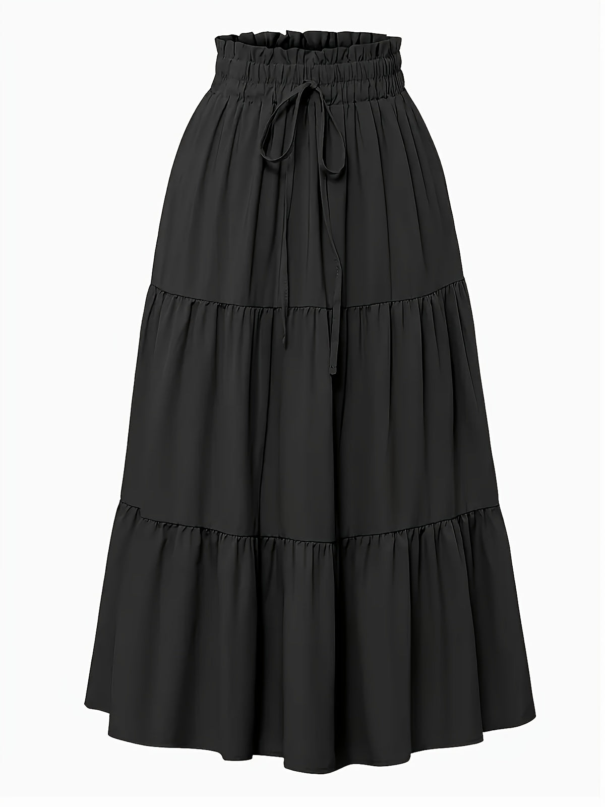 Women's Tiered Midi Skirt