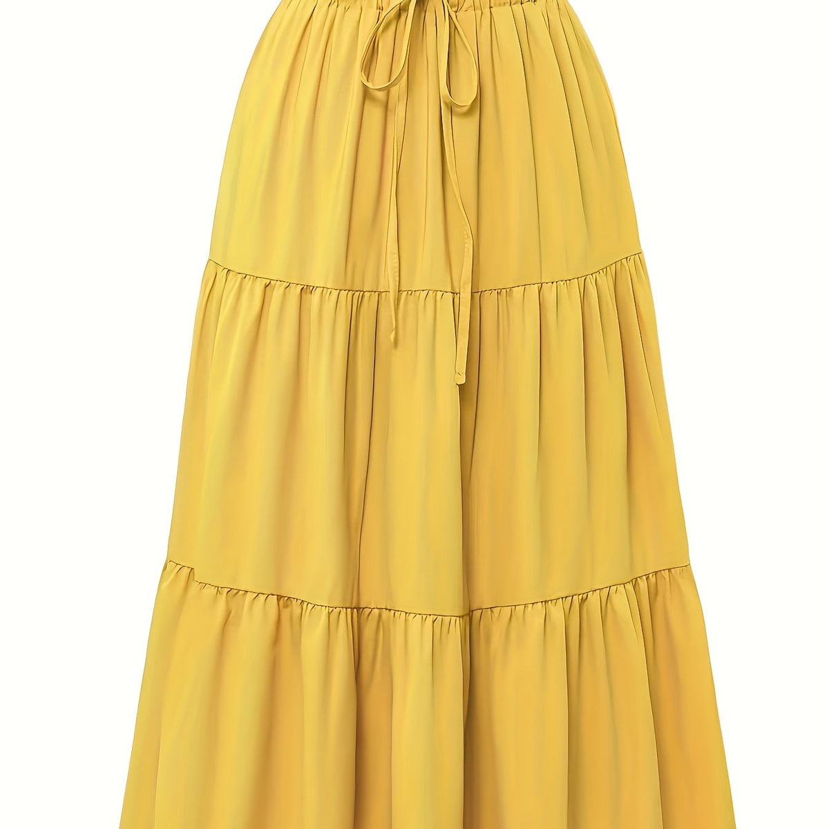 Women's Tiered Midi Skirt