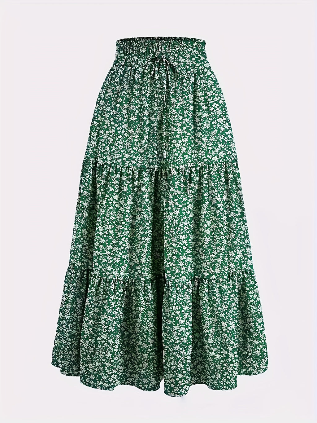 Women's Tiered Midi Skirt