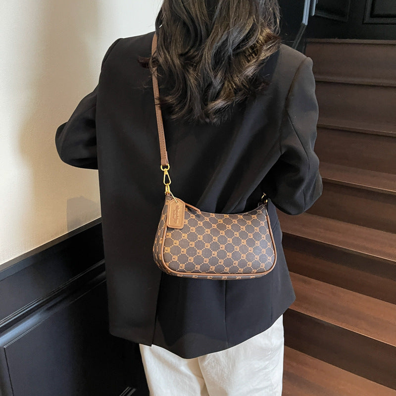 Women's Plaid Chain Shoulder Bag