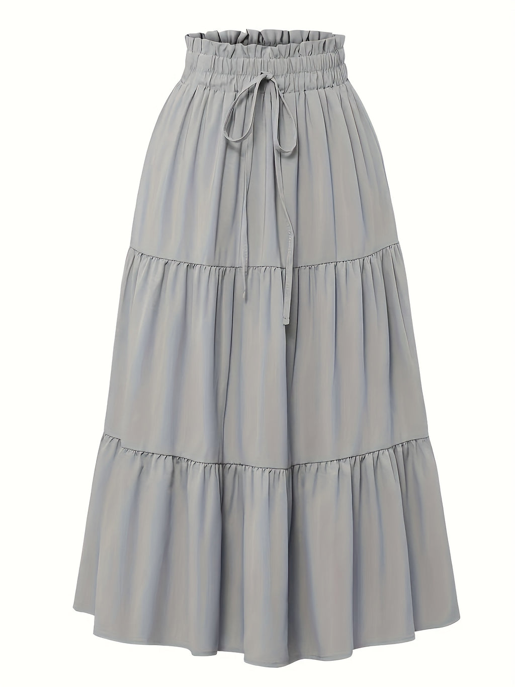 Women's Tiered Midi Skirt