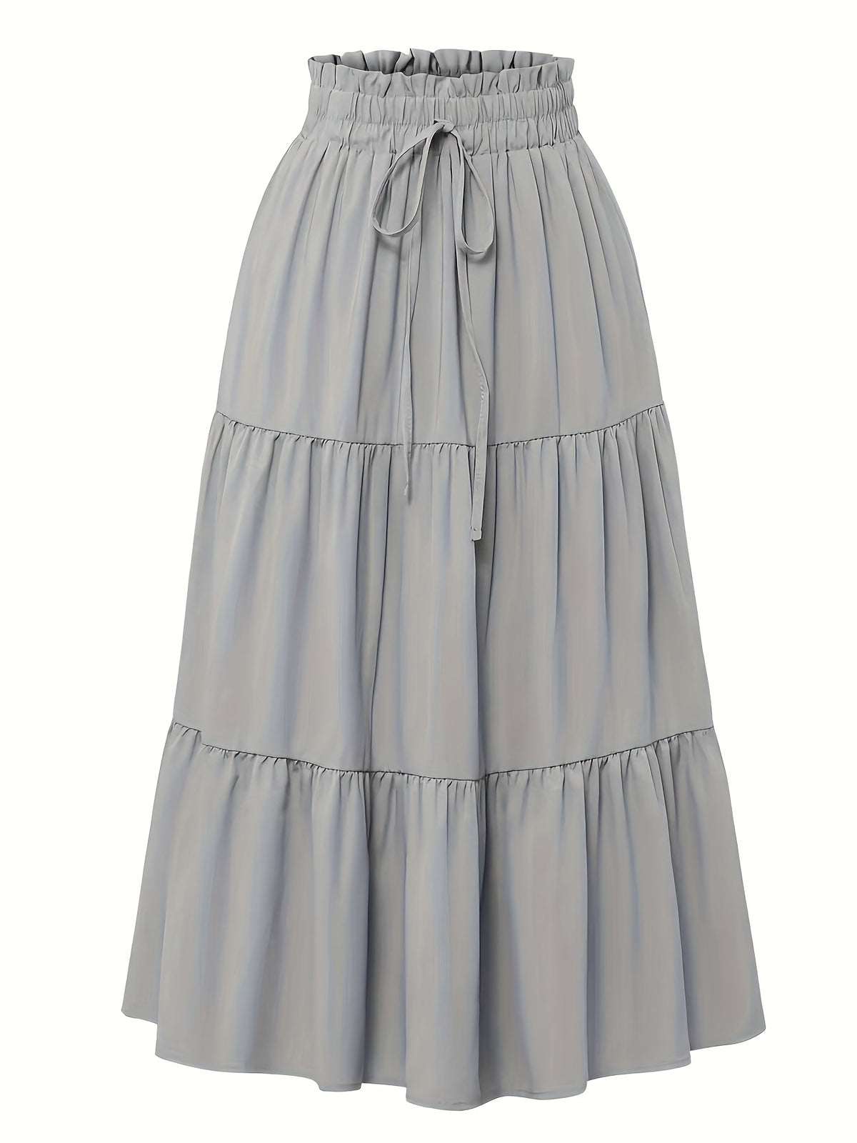 Women's Tiered Midi Skirt