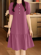 Women's Elegant A-Line Midi Dress