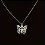 Personalized Butterfly Letter Necklace