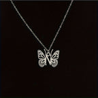 Personalized Butterfly Letter Necklace