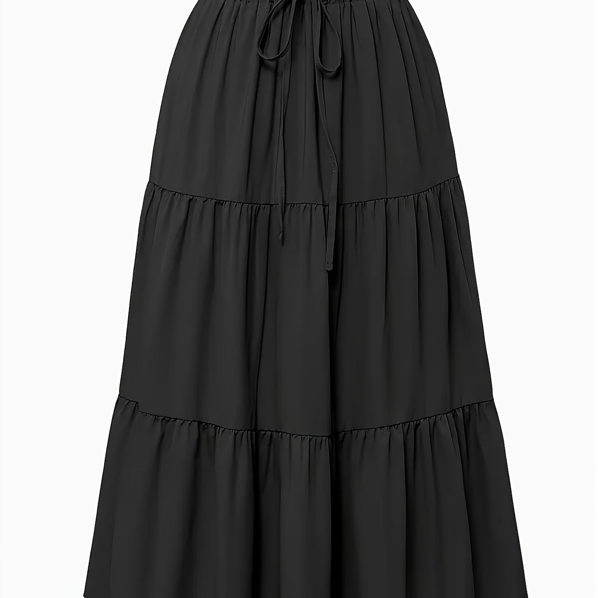 Women's Tiered Midi Skirt