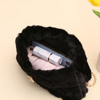 Women's Plush Chain Crossbody Bag
