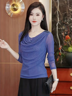 Women's Rhinestone Detail Blouse