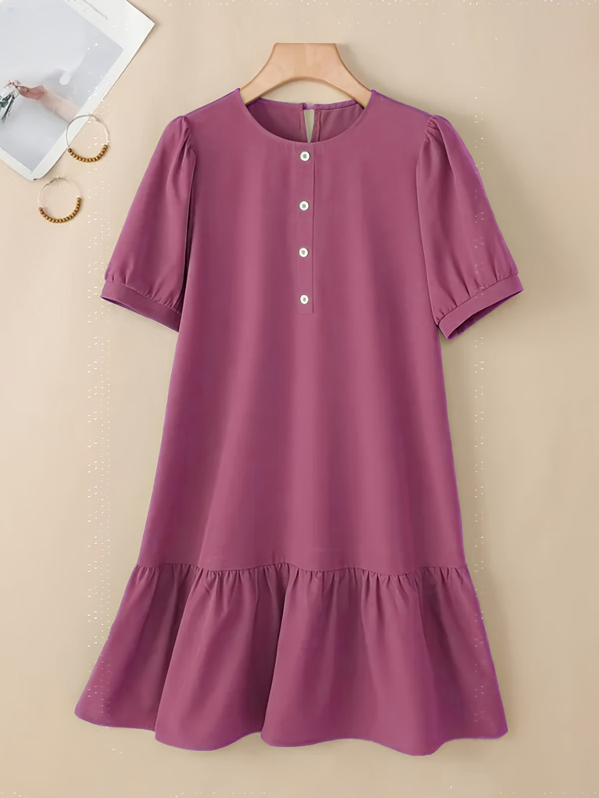 Women's Elegant A-Line Midi Dress