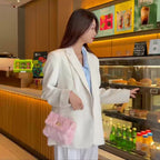 Women's Plush Chain Crossbody Bag