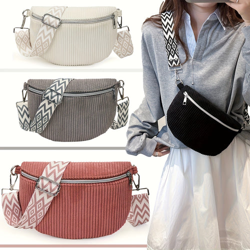 Women's Corduroy Belt Bag