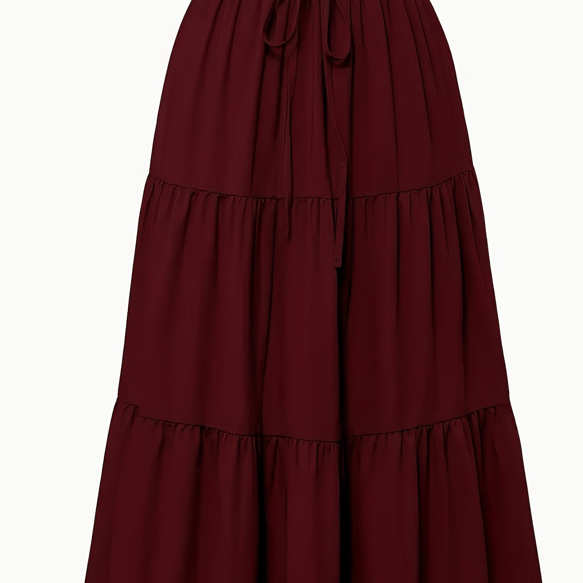 Women's Tiered Midi Skirt