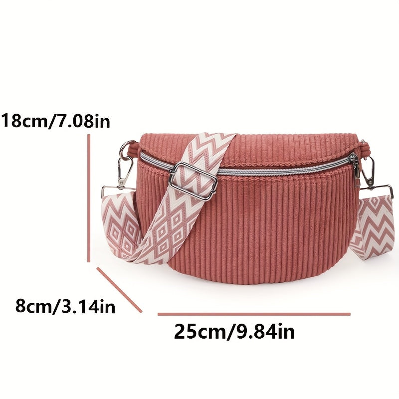 Women's Corduroy Belt Bag