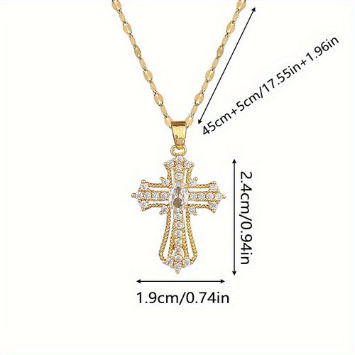 Women's Cross Pendant Necklace