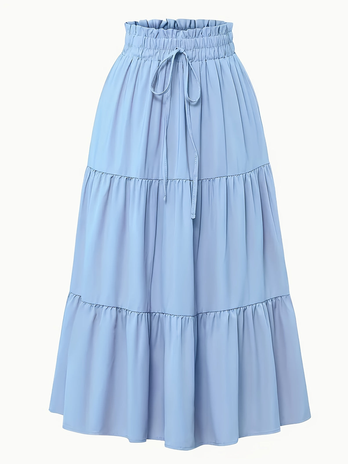 Women's Tiered Midi Skirt
